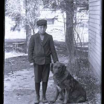 Negative, glass plate
