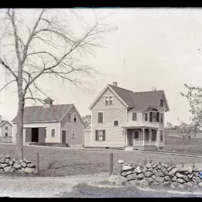 Negative, glass plate