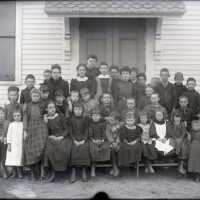 Negative, glass plate