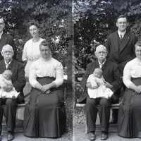 Negative, glass plate