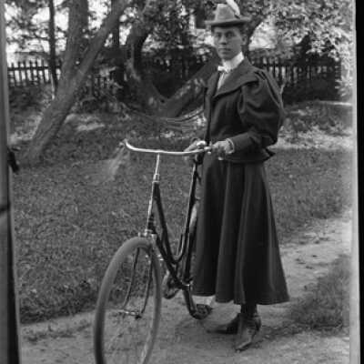 Negative, glass plate