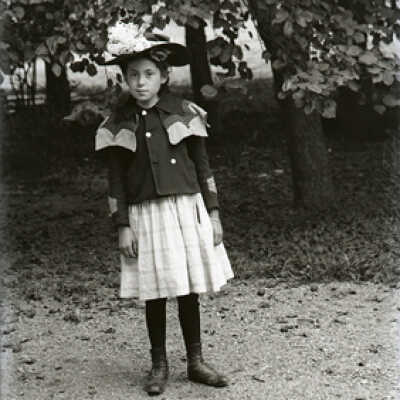 Negative, glass plate