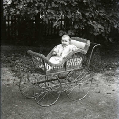 Negative, glass plate