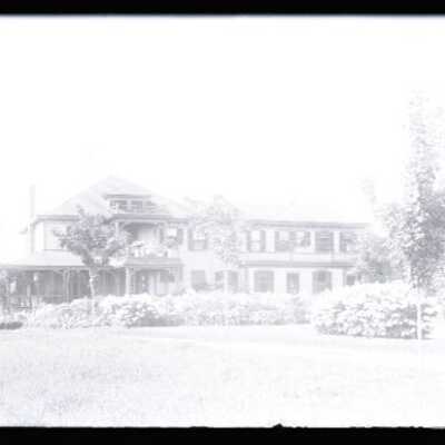 Negative, glass plate