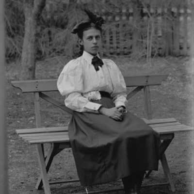 Negative, glass plate