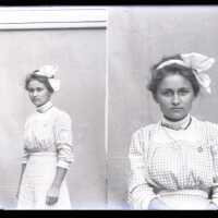 Negative, glass plate