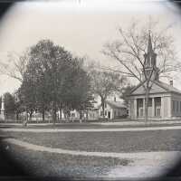 Negative, glass plate