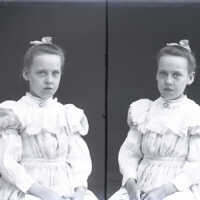 Negative, glass plate