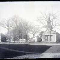 Negative, glass plate