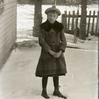 Negative, glass plate
