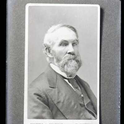 Negative, glass plate