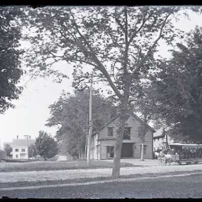 Negative, glass plate