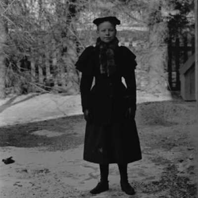 Negative, glass plate