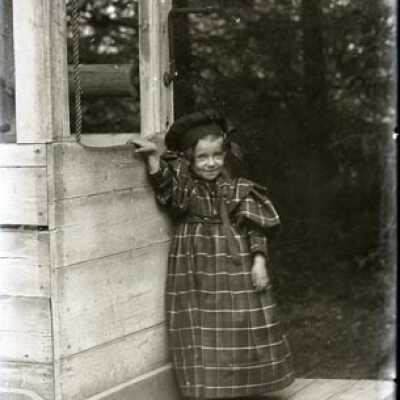 Negative, glass plate