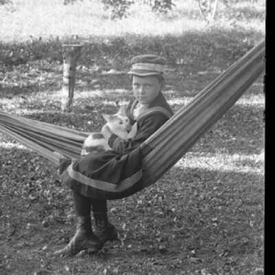 Negative, glass plate