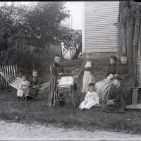 Negative, glass plate