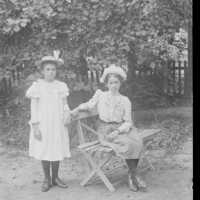 Negative, glass plate