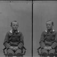 Negative, glass plate