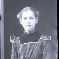 Negative, glass plate