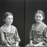 Negative, glass plate