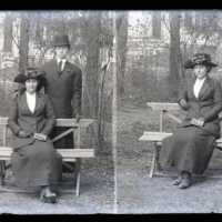 Negative, glass plate