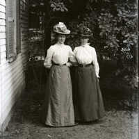 Negative, glass plate