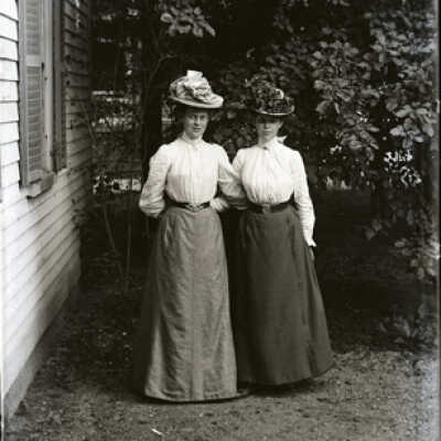 Negative, glass plate