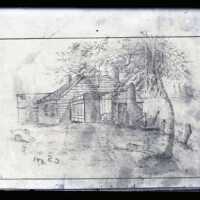 Negative, glass plate