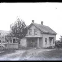 Negative, glass plate