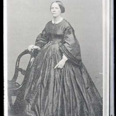Negative, glass plate