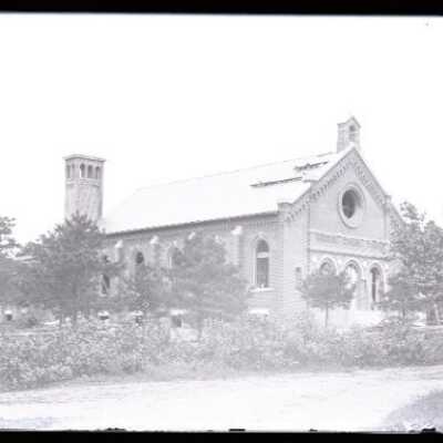 Negative, glass plate