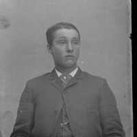 Negative, glass plate