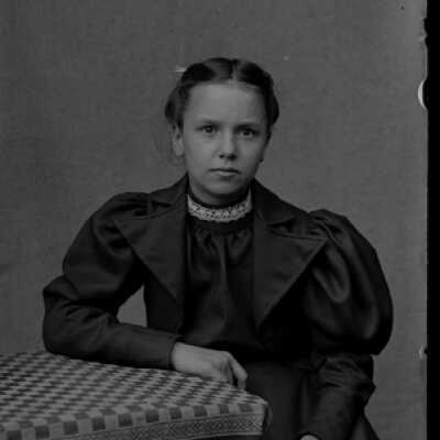 Negative, glass plate