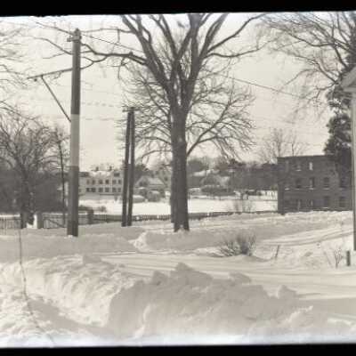 Negative, glass plate