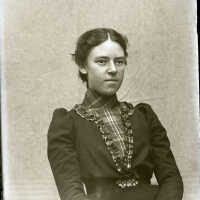 Negative, glass plate