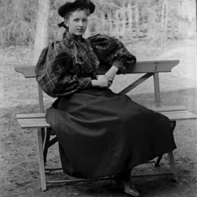 Negative, glass plate