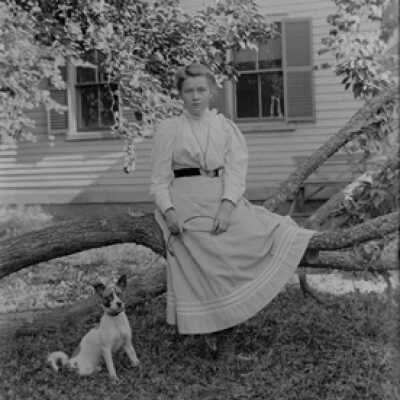 Negative, glass plate