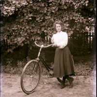Negative, glass plate