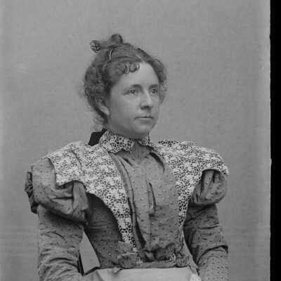 Negative, glass plate