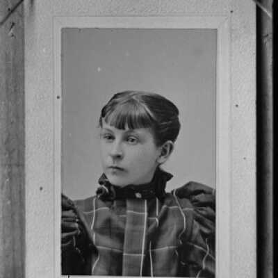 Negative, glass plate