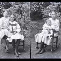 Negative, glass plate