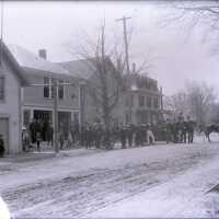 Negative, glass plate