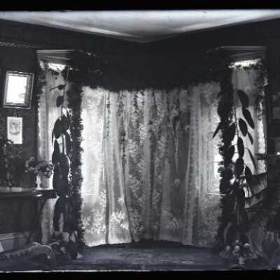Negative, glass plate
