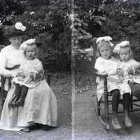 Negative, glass plate