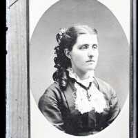 Negative, glass plate