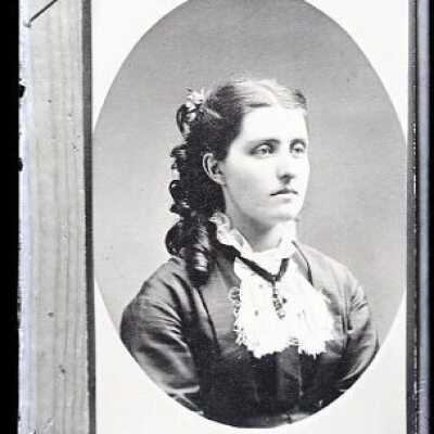 Negative, glass plate
