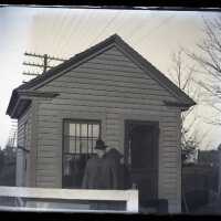 Negative, glass plate