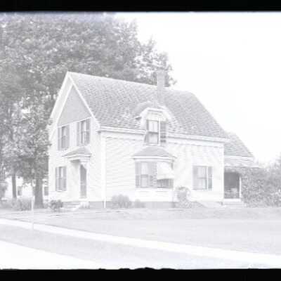 Negative, glass plate