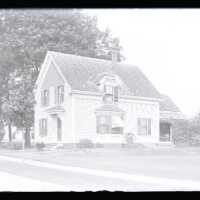 Negative, glass plate
