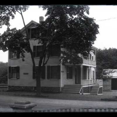 Negative, glass plate